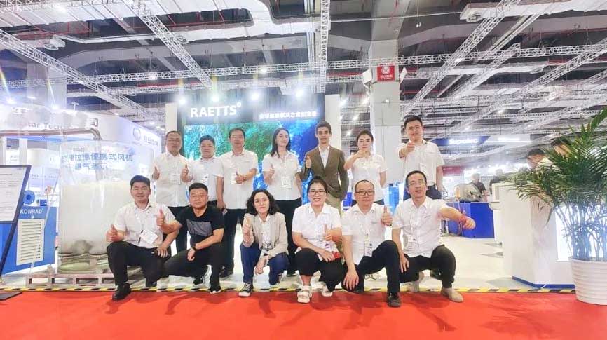 雷茨亮相上海世環(huán)會(huì)：成為上海國際水展風(fēng)機(jī)節(jié)能風(fēng)向標(biāo)！