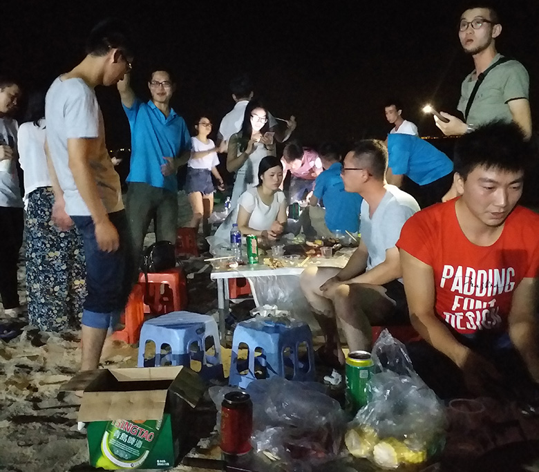 野外拓展，漫游沙灘—記銳天惠州巽寮灣之旅